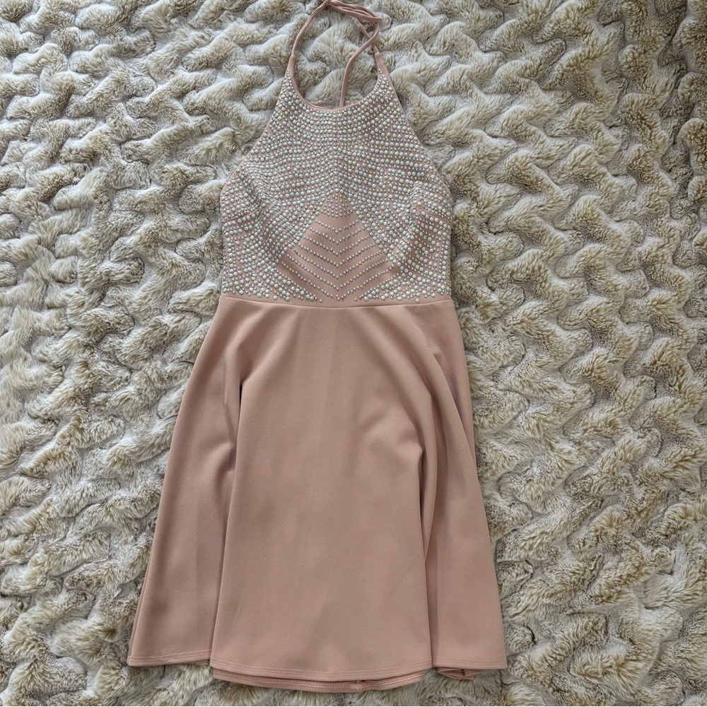 Pink Halter Dress